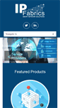 Mobile Screenshot of ipfabrics.com